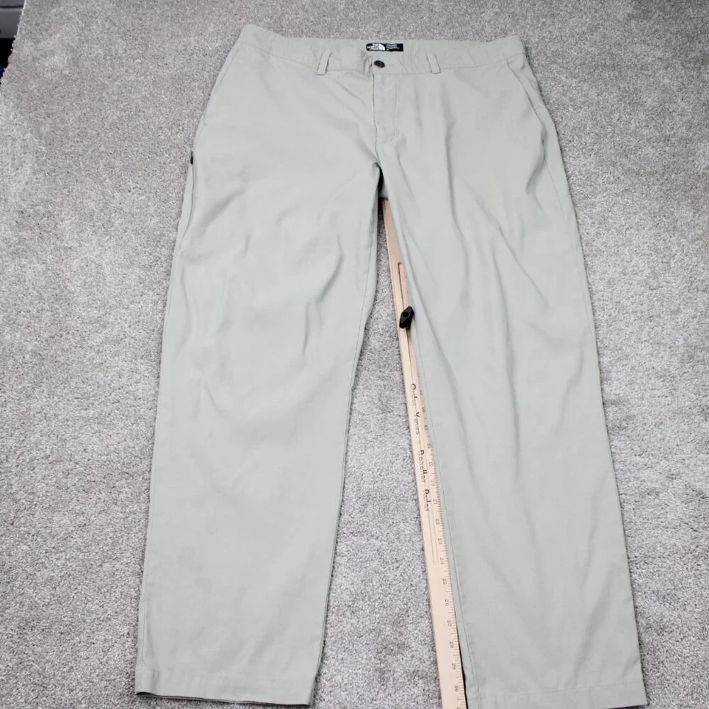 The North Face Pants Men 38x32 Beige Water Resistant Hiking Outdoor Straight Leg